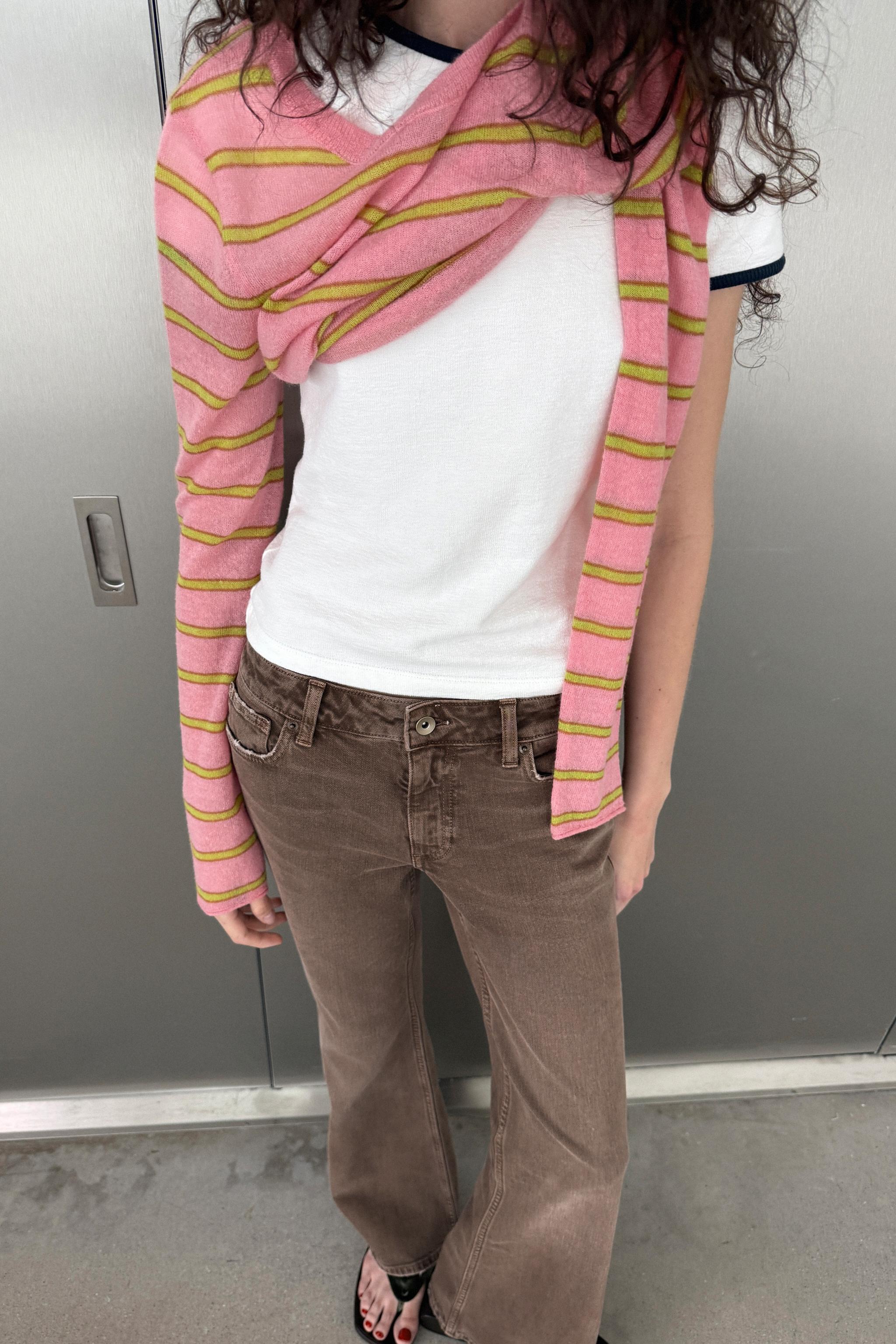 TRF LOW RISE BOOTCUT JEANS